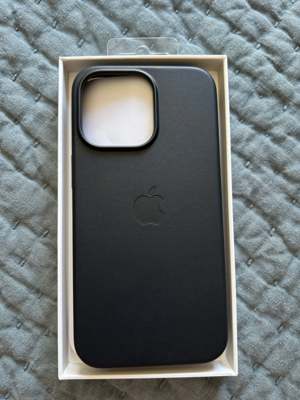 NWT iPhone 13 Pro Black Leather Case Magsafe
